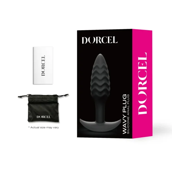 Анальна пробка Dorcel WAVY/SPIRAL PLUG, діаметр 3 см, силікон