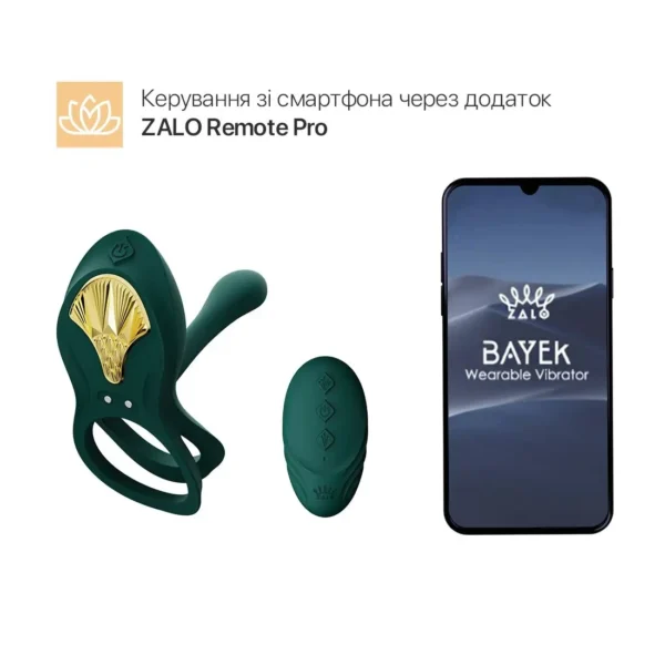 Smart-ерекційне кільце Zalo – BAYEK Turquoise