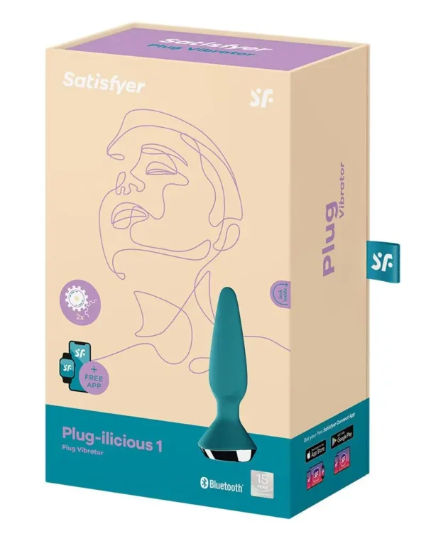 Анальна смарт-вібропробка Satisfyer Plug-ilicious 1