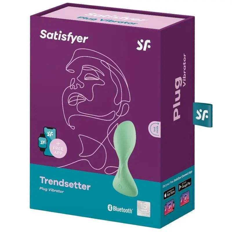 Анальна smart-пробка з вібрацією Satisfyer Trendsetter