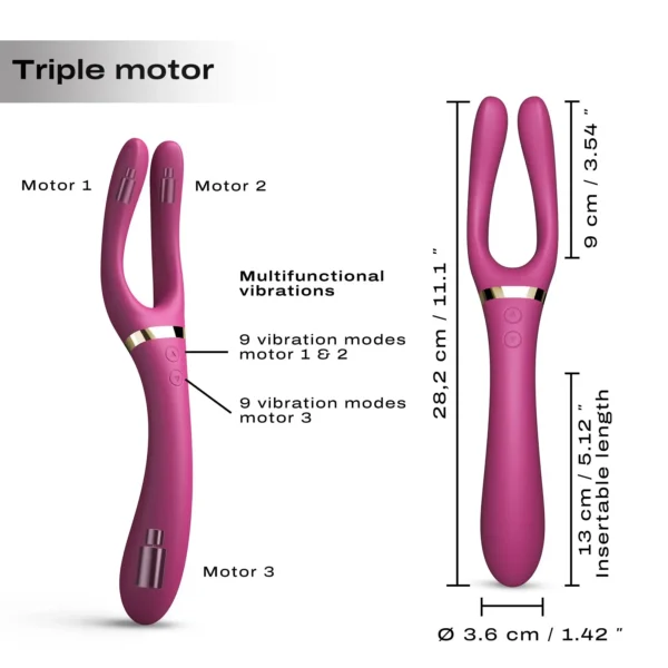 Вибратор-стимулятор Dorcel INFINITE JOY, многофункциональный, унисекс