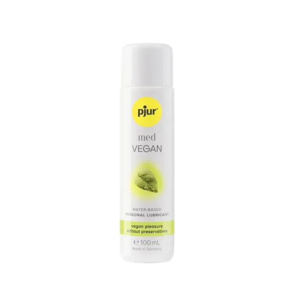 Лубрикант на водній основі pjur MED Vegan glide — тільки веганські інгредієнти 100 ml