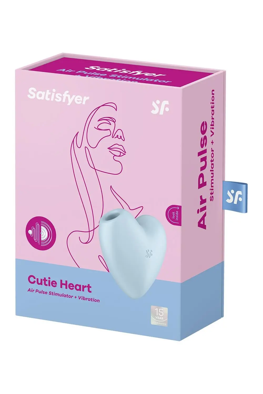 Вакуумний стимулятор серце Satisfyer Cutie Heart з вібрацією