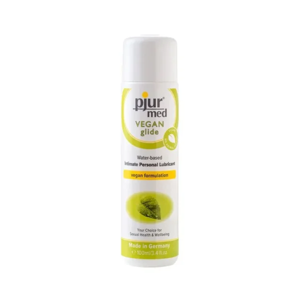 Лубрикант на водной основе pjur MED Vegan glide – только веганские ингредиенты 100 ml