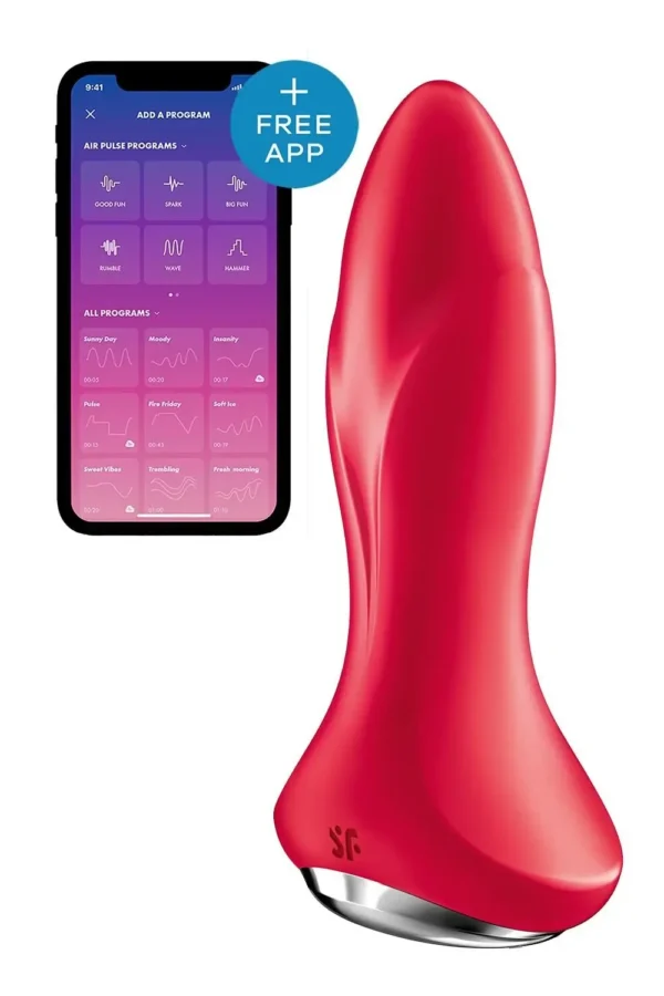 Анальна smart-вібропробка із перлинним масажем Satisfyer Rotator Plug 1+