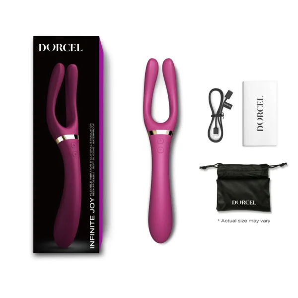 Вибратор-стимулятор Dorcel INFINITE JOY, многофункциональный, унисекс
