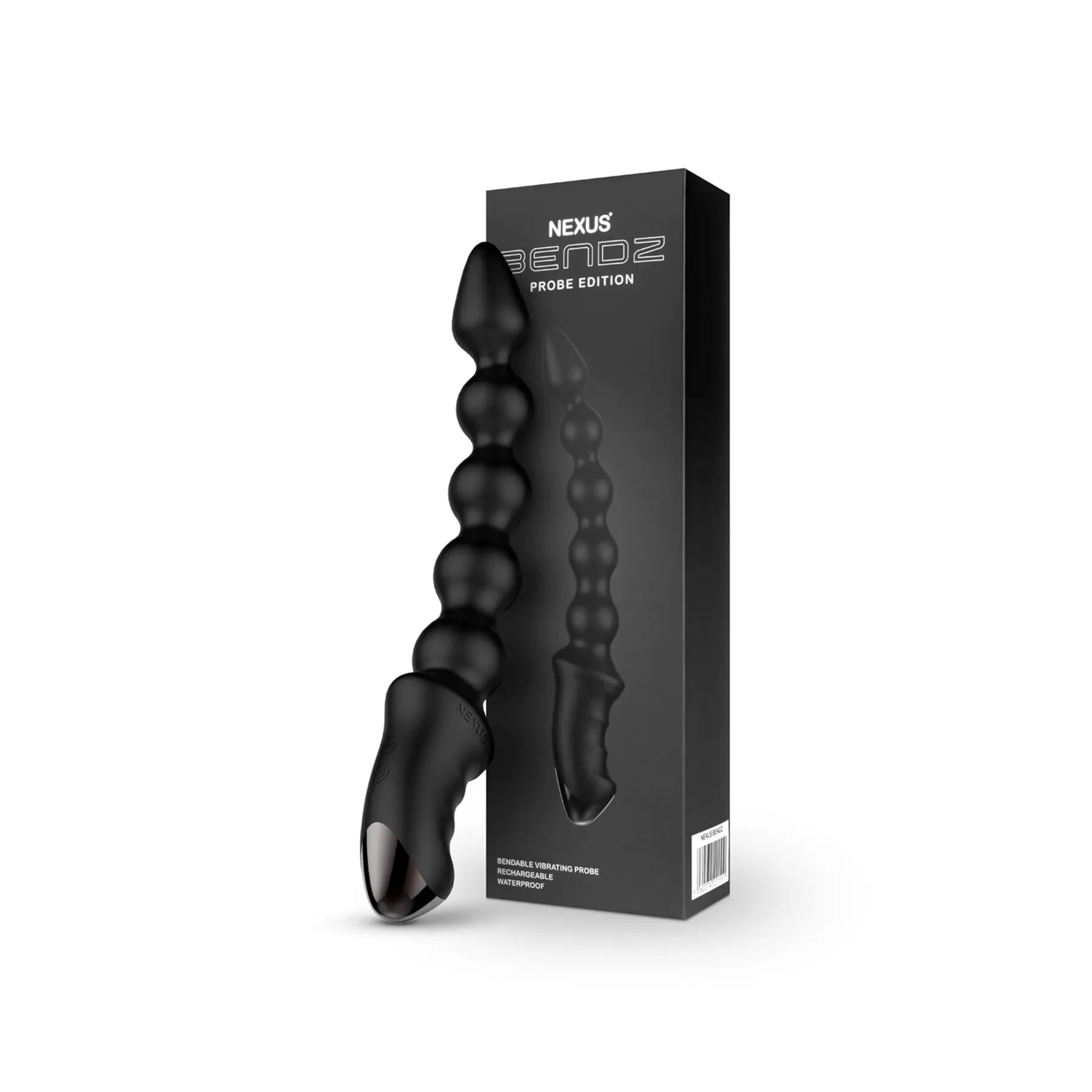 Анальний вібратор-намисто Nexus BENDZ Bendable Vibrator Probe Edition, ефект пам’яті форми