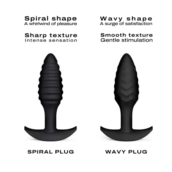 Анальна пробка Dorcel WAVY/SPIRAL PLUG, діаметр 3 см, силікон