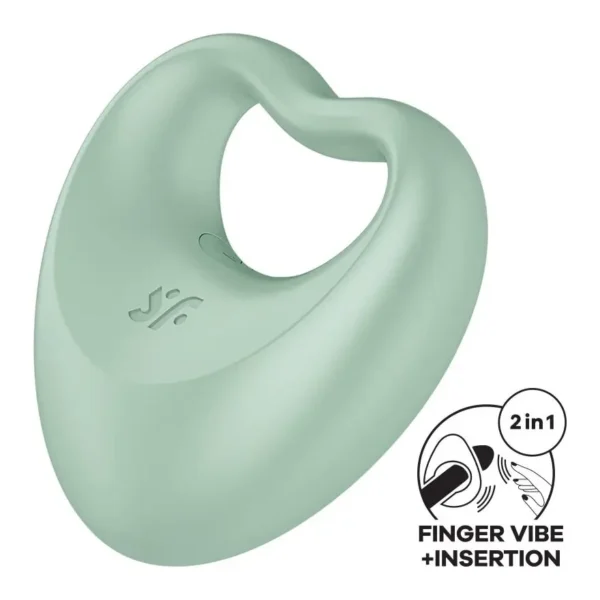 2в1 Satisfyer Perfect Pair 3 (вибратор на палец и эрекционное кольцо)