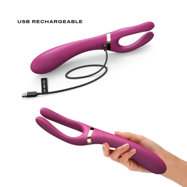 Вибратор-стимулятор Dorcel INFINITE JOY, многофункциональный, унисекс