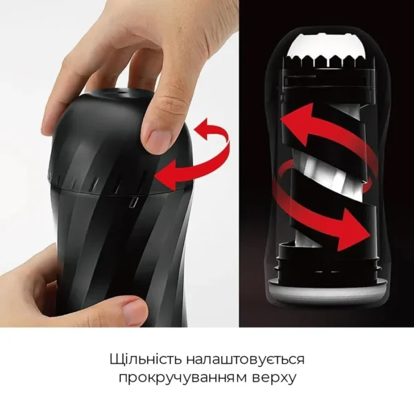 Мастурбатор Tenga Air-Tech Twist Tickle с переменной тугостью охвата, эффект глубокого минета