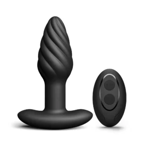 Анальна пробка з вібрацією та перлинним масажем Dorcel Spin Plug