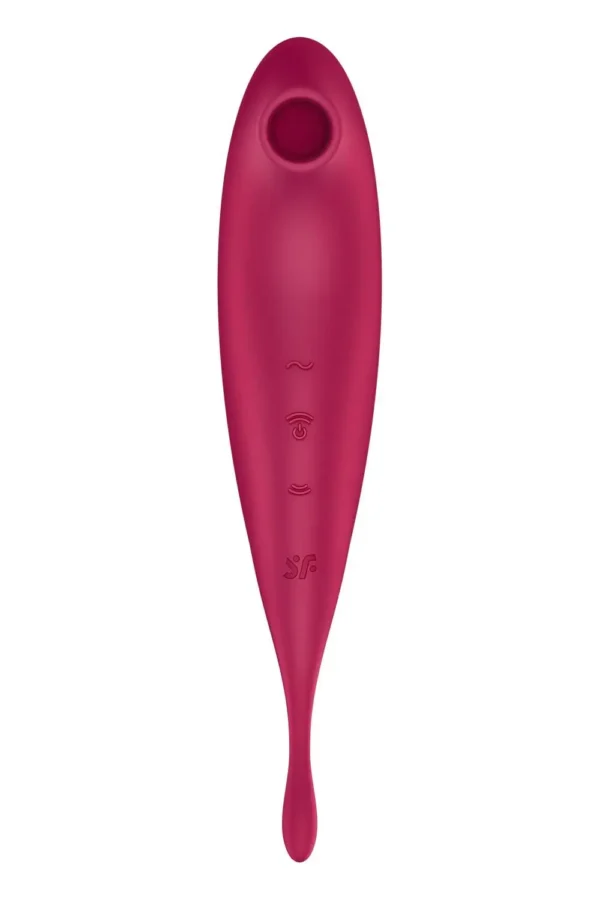 Смарт-вібратор для клітора з вакуумною стимуляцією Satisfyer Twirling Pro+