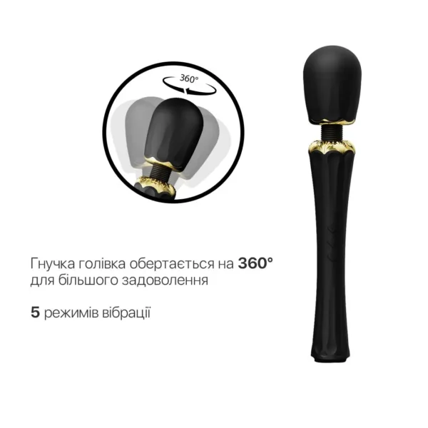 Вибромассажер с насадками Zalo — Kyro Wand