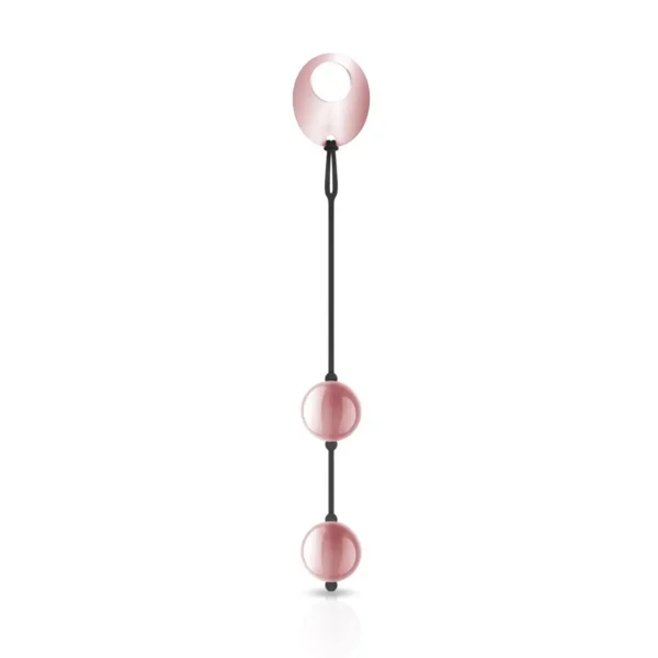 Металеві вагінальні кульки Rosy Gold – Nouveau Kegel Balls, маса 376 г, діаметр 2,8 см