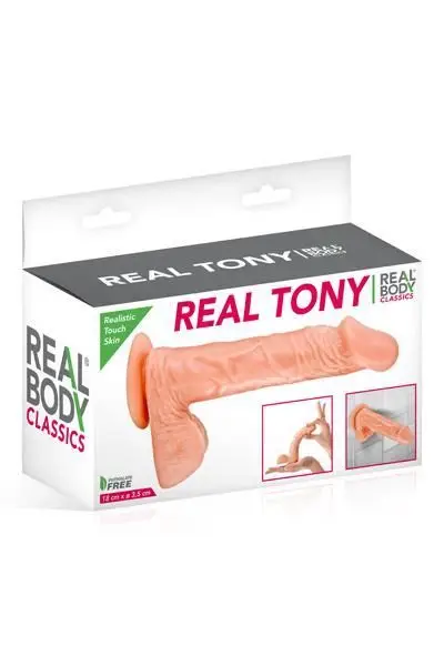 Фалоімітатор Real Body — Real Tony Flash,  діаметр 3,5 см