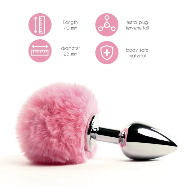 Анальна пробка FeelzToys – Bunny Tails Butt Plug