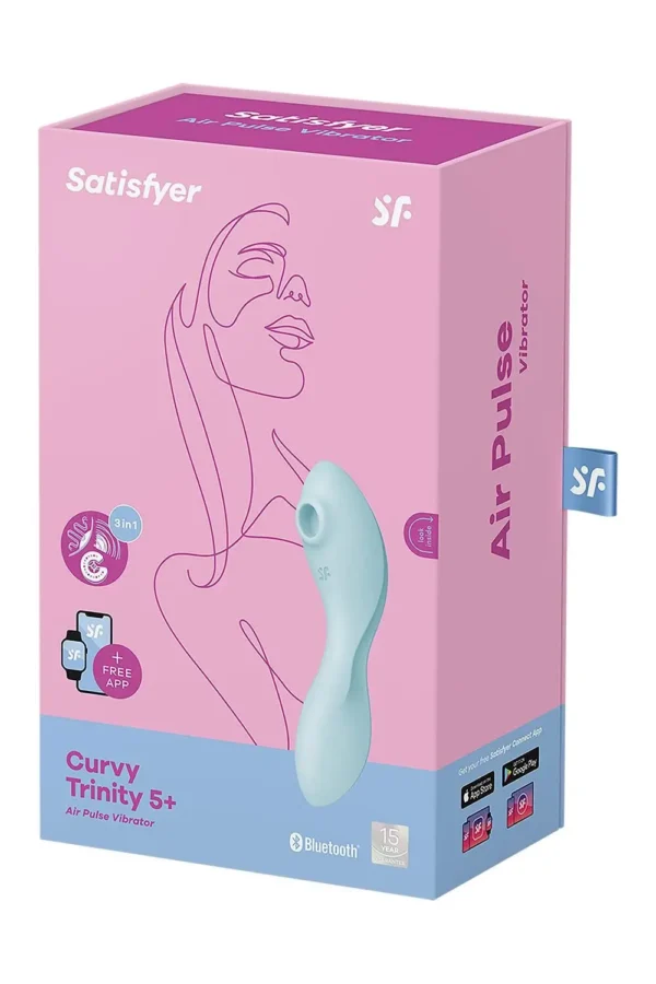 Вакуумний смарт-стимулятор із вібрацією Satisfyer Curvy Trinity 5