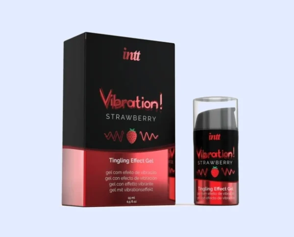 Рідкий вібратор Intt Vibration, смак полуниці 15 ml