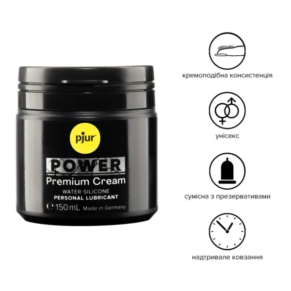 Густа змазка для фістингу та анального сексу pjur POWER Premium Cream 150 ml