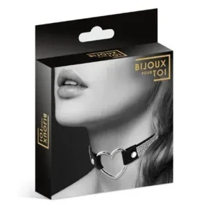 Чокер зі стразами Bijoux Pour Toi – HEART DIAMOND