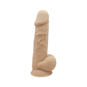 Фалоімітатор з вібрацією SilexD Norman Vibro Flesh  діаметр 5 см