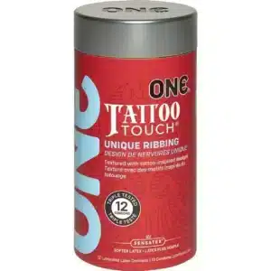 Набір презервативів ONE Tattoo Touch із рельєфом тату 12 шт