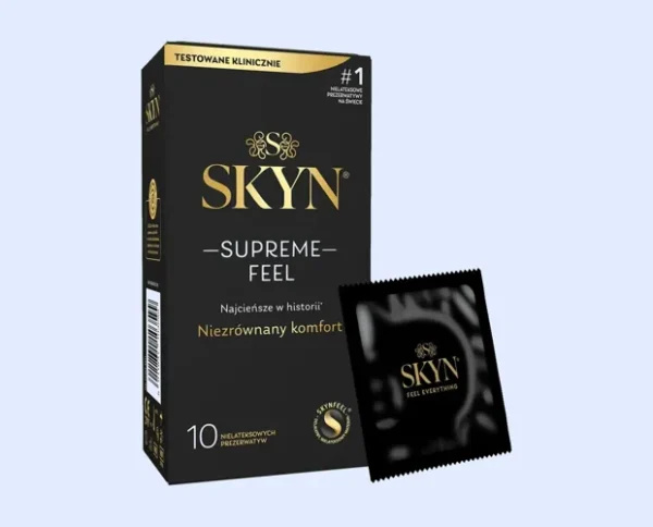 Безлатексні презервативи SKYN Supreme Feel 10 шт