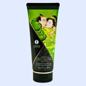 Їстівний масажний крем Shunga груша і зелений чай 200 ml